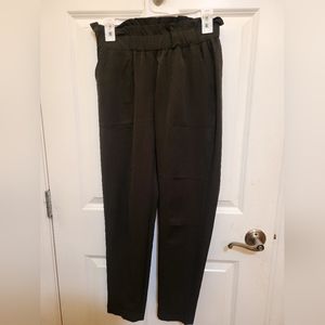 Darkgreen baggy dress pants